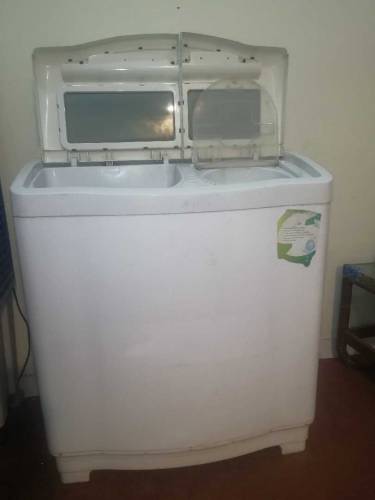 Washing machine with dryer
