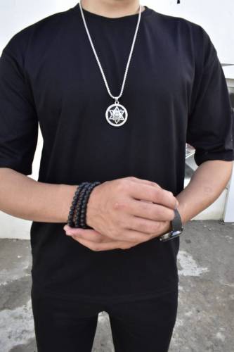 Plain Drop shoulder t-shirt