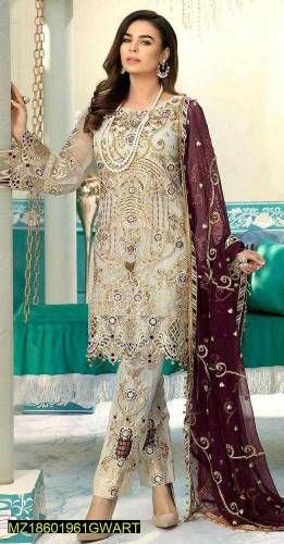 •  Fabric: Lawn•  Shirt Front: Embroidered•  Neckline: Embroidered Pat