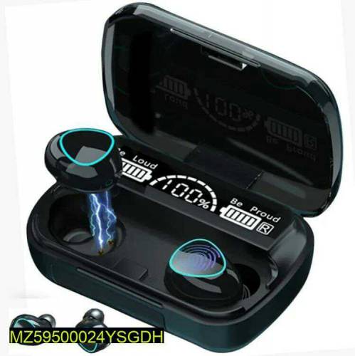 M Digital Display case Earbuds black 