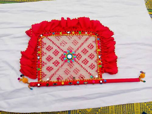 Handmade Embroidered Fancy Fan