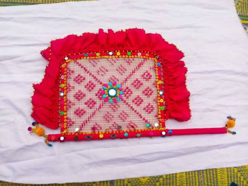 Handmade Embroidered Fancy Fan
