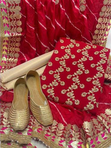 5 pcs woman fancy organza Embroidered suiy