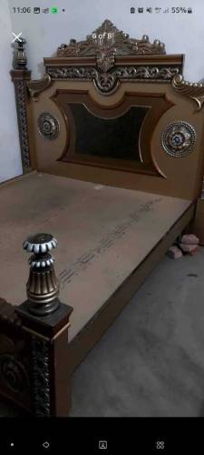 bed showcase and dressing 