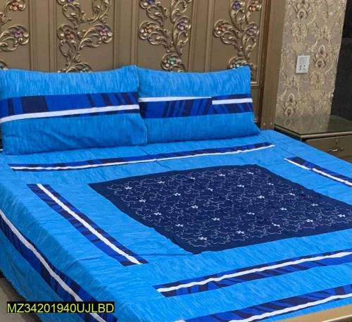 3 pc's Cotton Bed sheers 