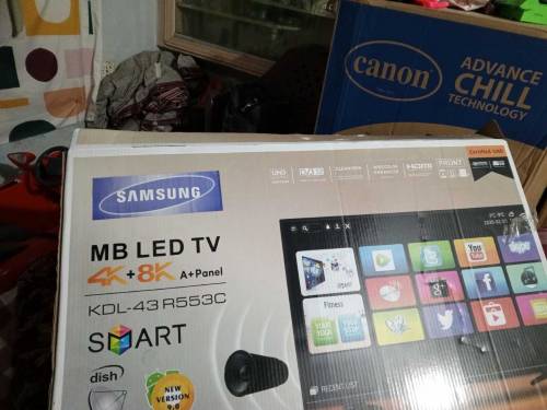 Samsung smart tv 4k 43 inch dish receiver Good condition 