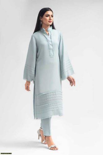 2 pcs stitched georgette plain suit
