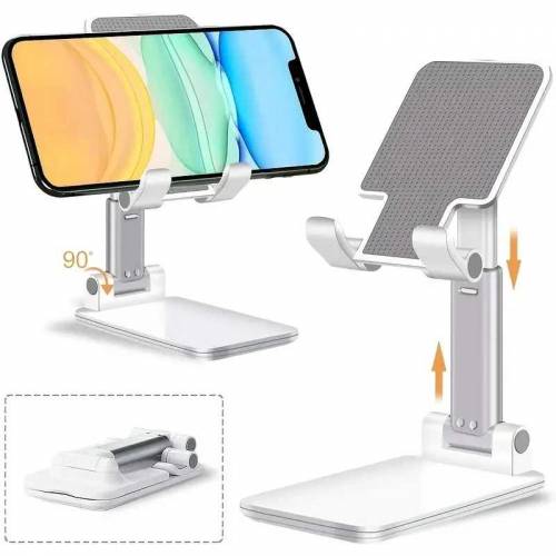Universal Foldable Mobile Stand, Your Convenient Desk Companion