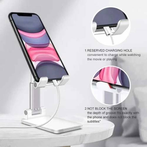 Universal Foldable Mobile Stand, Your Convenient Desk Companion
