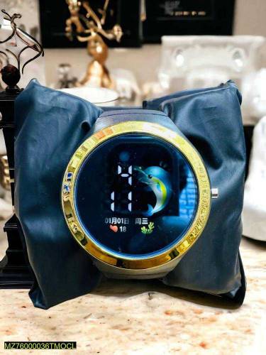 Men's digital display watch