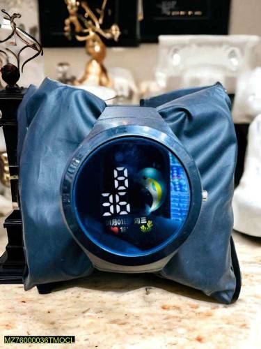 Men's digital display watch