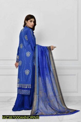 3 pcs Norans lawn embroidered suit NPEC-PR10