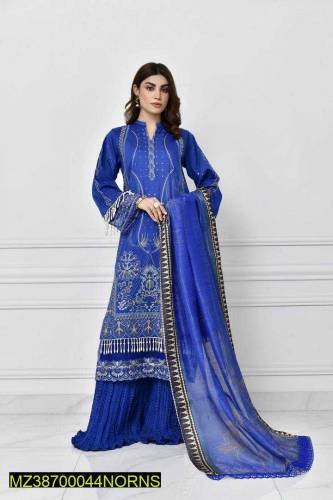 3 pcs Norans lawn embroidered suit NPEC-PR10
