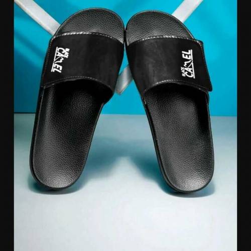 Black Camel Magic style slide flip flop