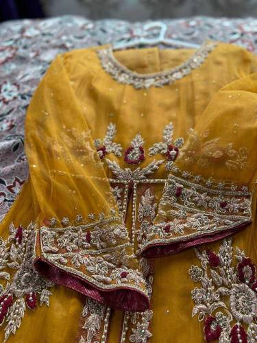 long fancy maxy frock for wedding