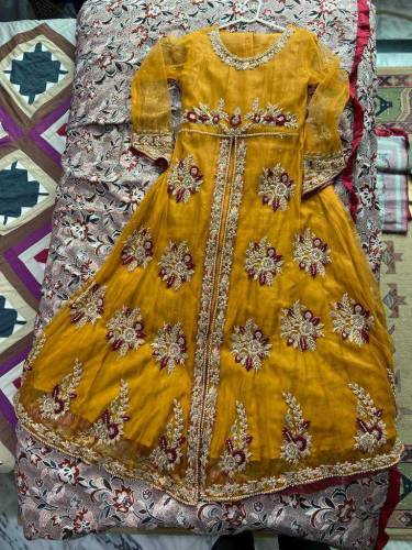 long fancy maxy frock for wedding