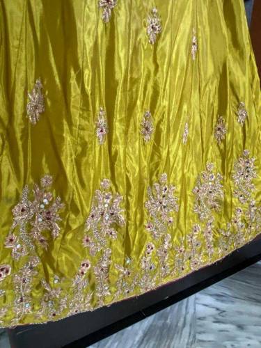 long maxy with 70 inches front daman for wedding