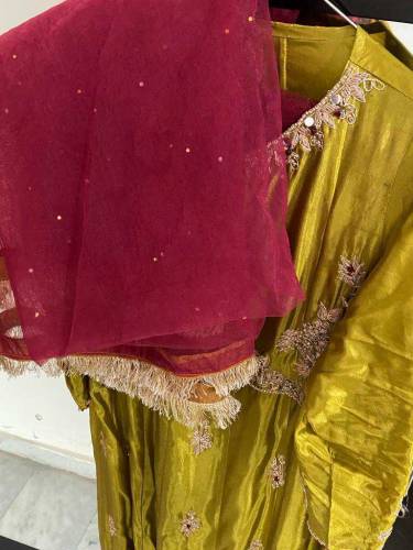 long maxy with 70 inches front daman for wedding