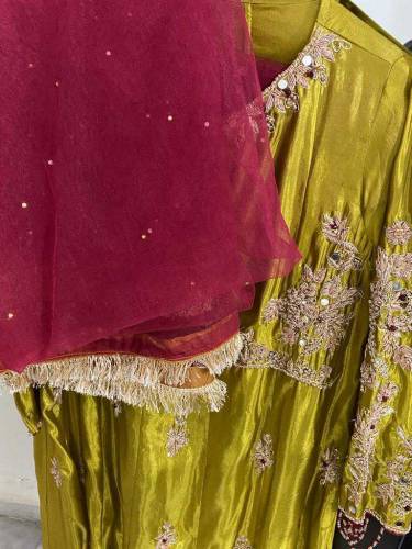 long maxy with 70 inches front daman for wedding