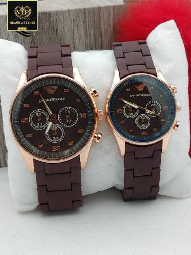 ARMANI COUPLE WATCH ⌚GOOD LOOKING DILE🔥