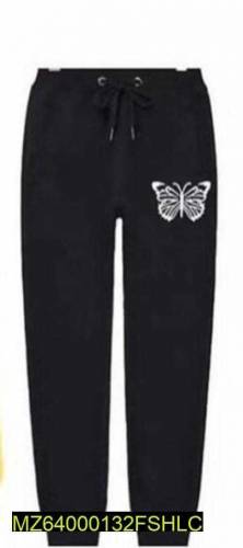 2 pics women's stitched cotton printed track suit