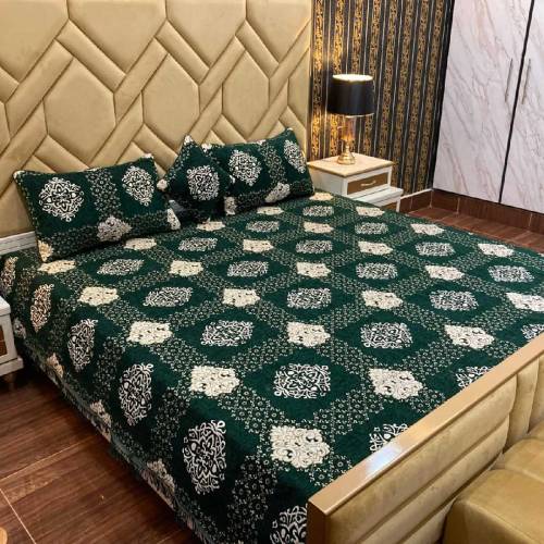 4 pcs Velvet jayquard Bedsheets