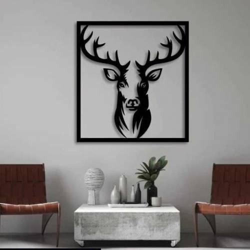 Deer 3D Art Wooden Wall Hanging 