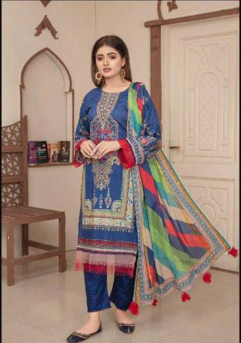 3 pc unstiched lawn 