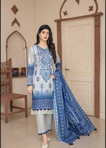 3 pc unstiched lawn 