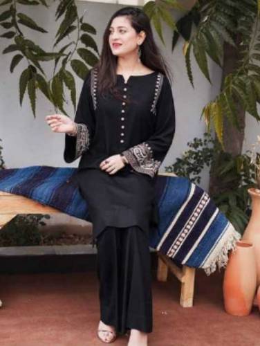 2 PC's women's stitched Printed Suit