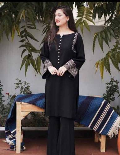 2 PC's women's stitched Printed Suit