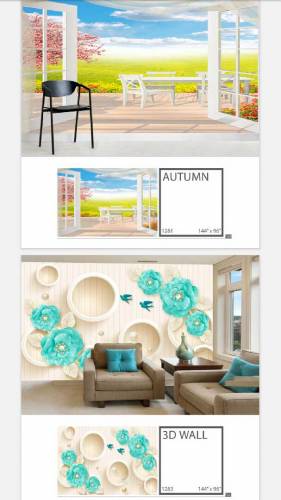 wall picture wall paper home decoration items