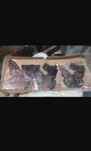 Butterfly Frame Wall Hanging, Pack of 3