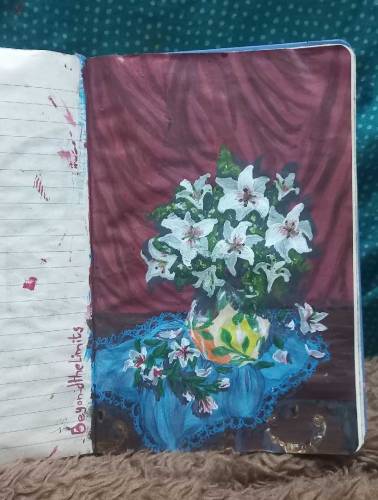 bouquet painting