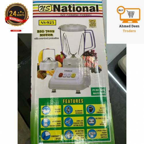 Original National 2 in 1 Juicer Grinder Blender Juicer Machine Grinder