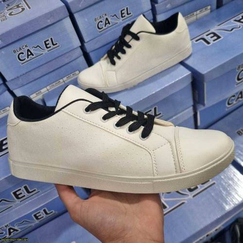 Canvas style sneakers for men (665) white 
