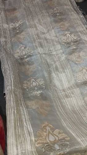 organza and net curtains embroidered 