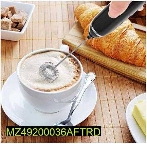 Milk Frother Coffee, Egg Beater, Red