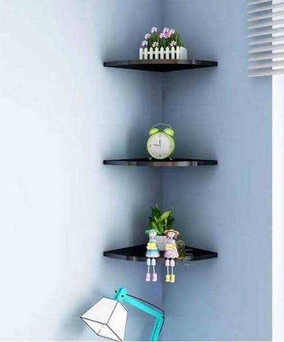 wall corners shelf use in kitchen room office