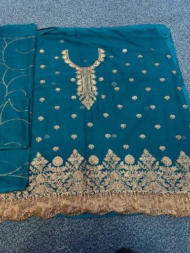 Ladies suit with handmade embroidery 