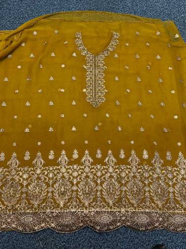 Ladies suit with handmade embroidery 