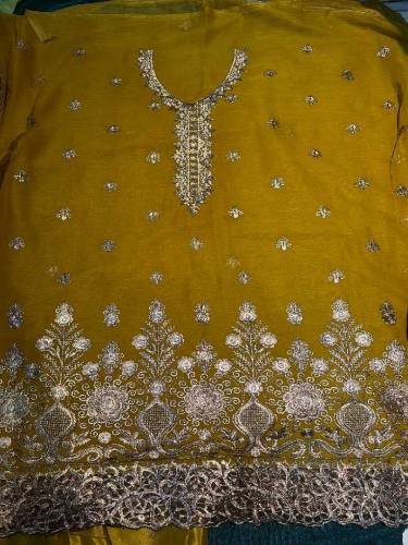 Ladies suit with handmade embroidery 
