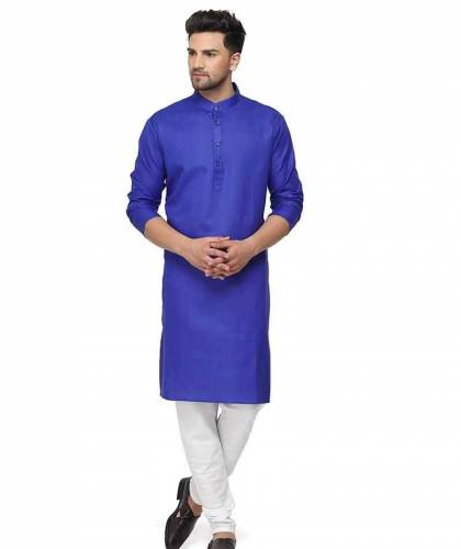 2 Pcs Men's Stitched Wash And Wear Plain Suit