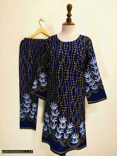 •  Fabric: Lawn•  Product Type: Suit•  Pattern: Printed•  Neck Type: R