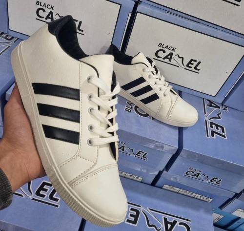 Canvas Style Sneakers—Mariental (665). Black 