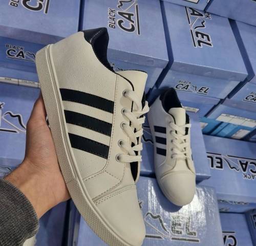 Canvas Style Sneakers—Mariental (665). Black 