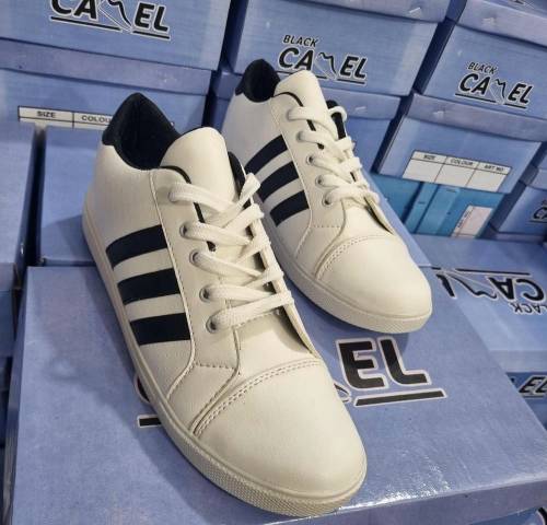 Canvas Style Sneakers—Mariental (665). Black 