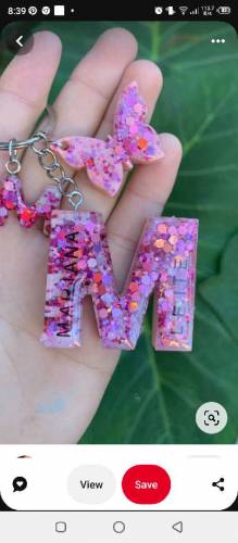 rrsin alphabets keychain 