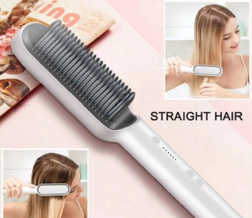 hair straightener brush 