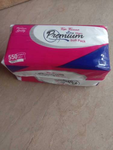 Top soft pack tissue